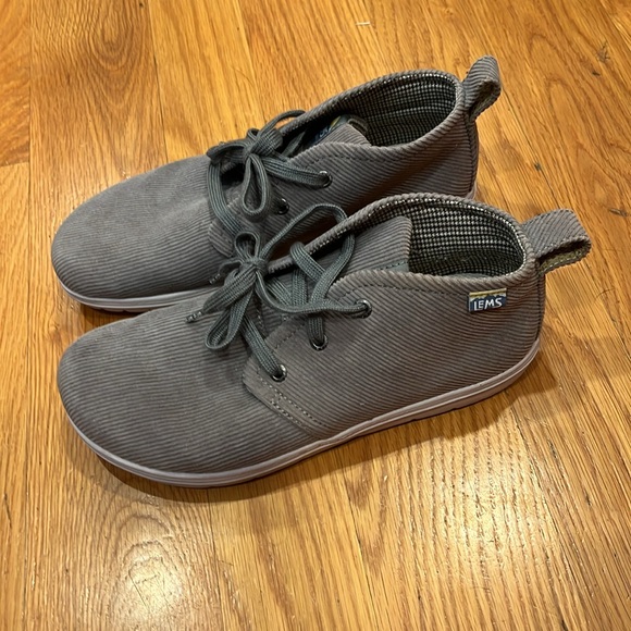 LEMS Chukka Corduroy Gray Moon Dust Size 8.5 - Picture 4 of 8